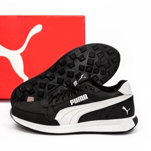 Шкіряні кросівки Puma колір чорний/ білий в Києві от компании Elektromax