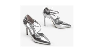 Жіночі туфлі класичні сріблясті вихідні на шпильці 9см 36 38 39 розмір в Києві от компании Elektromax