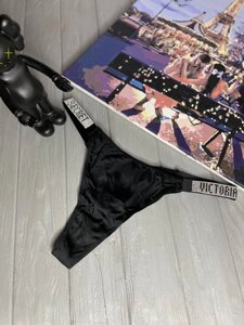 Стрінги жіночі Victoria's Secret Very Sexy чорні wu075