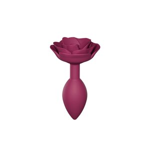 Силіконова анальна пробка Love To Love OPEN ROSES M SIZE - PLUM STAR в Києві от компании Elektromax