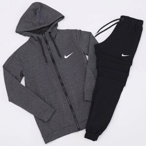 Костюм Nike кофта графіт + штани чорні в Києві от компании Elektromax