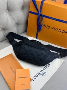 Поясна чорна сумка Louis Vuitton Rush Bumbag G65 c834 в Києві от компании Elektromax