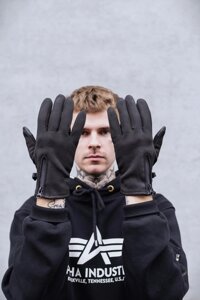 Сенсорні перчатки Without gloves softshell 16-12 black в Києві от компании Elektromax