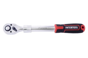 Ключ трещеточний ( рукоятка з храповим механізмом ) Intertool - 1/2" x 72T телескопічний Storm в Києві от компании Elektromax