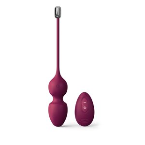 Вагінальні кульки Dorcel LOVE BALLS PLUM, вібрації та рухи внутрішньої кульки, пульт ДК в Києві от компании Elektromax