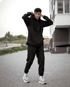 Спортивний костюм утеплений Haipp - Crafter black ( Арт. 453 )