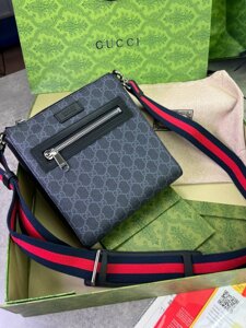 Месенджер сірий Gucci GG Black Small c803 в Києві от компании Elektromax