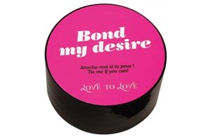 Скотч для бондажа Love To Love BOND MY DESIRE (15м) Чорний, не липне до шкіри і волосків в Києві от компании Elektromax