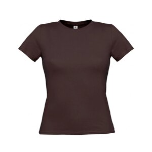 Жіноча футболка з коротким рукавом B&C Women-Only (коричневий, S)