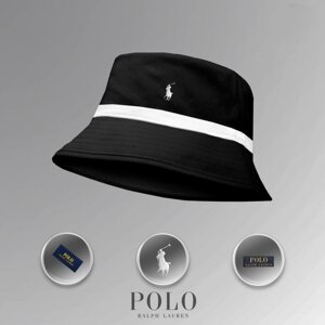 Панама Polo Ralph Lauren ( Чорно-біла )