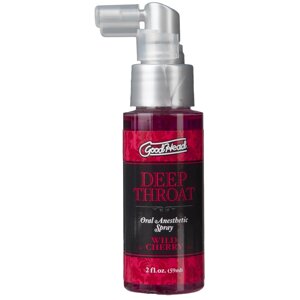 Спрей для мінету Doc Johnson GoodHead DeepThroat Spray - Wild Cherry 59 мл для глибокого мінету в Києві от компании Elektromax