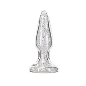 Скляна анальна пробка Pillow Talk Fancy Luxurious Glass Anal Plug, 3,1см, віброкуля в подарунок в Києві от компании Elektromax