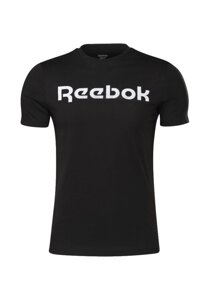 Футболка чоловіча Reebok GS Linear Re Black/White (GJ0136) в Києві от компании Elektromax