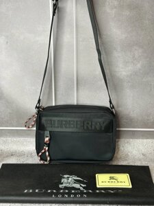 Сумка Burberry невеликого розміру через чорна плече S 068-2 в Києві от компании Elektromax