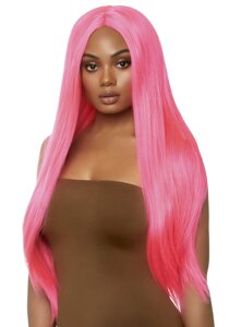 Перука Leg Avenue 33″ Long straight center part wig neon pink в Києві от компании Elektromax