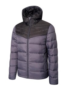 Куртка чоловіча зимова Dare 2B Hot Shot Hooded Baffled Jacket Ebony Grey/Black (DPN001-75N-BLK) в Києві от компании Elektromax