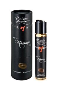 Масажна олія Plaisirs Secrets Chocolate (59 мл) з афродизіаками, їстівна, подарункове паковання в Києві от компании Elektromax