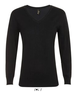 Пуловер жіночий SOL'S Glory women (чорний, XL)