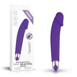 Масажер  фіолетовий Rechargeable IJOY Silicone Dildo в Києві от компании Elektromax