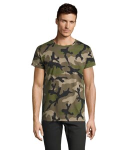 Футболка чоловіча SOL'S Camo men (камуфляж, M)