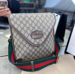 Месенджер Gucci Neo із бежевого текстилю GG Supreme з логотипом GG c641 в Києві от компании Elektromax