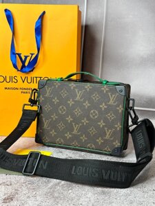 Сумка-месенджер Louis Vuitton Handle Soft Trunk s011, коричневий