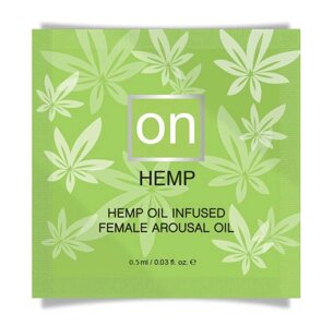 Пробник збудливого масла Sensuva - ON for Her Hemp Пройняті Arousal Oil (0,5 мл) в Києві от компании Elektromax