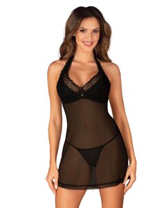 Пеньюар Obsessive Medilla chemise & thong XS/S в Києві от компании Elektromax