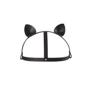 Маска кішечки Bijoux Indiscrets MAZE - Cat Ears Headpiece Black, екошкіра в Києві от компании Elektromax