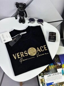 Футболка Versace чорна mf011 в Києві от компании Elektromax