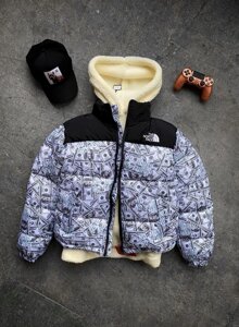 Куртка зимова в стилі The North Face долари (No Money No Funny) в Києві от компании Elektromax