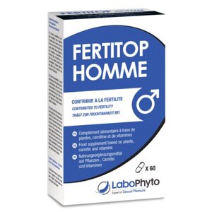 Препарат підвищує чоловічу фертильність FertiTop Homme For Men, 60 капсул в Києві от компании Elektromax