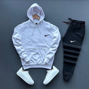 Весняний костюм  nike худі біле + штани чорні в Києві от компании Elektromax