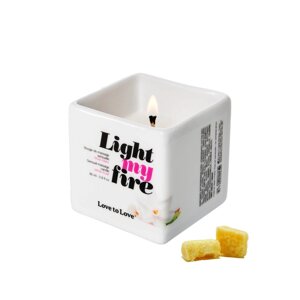 Масажна свічка Love To Love LIGHT MY FIRE Musc (80 мл) без парабенів і консервантів в Києві от компании Elektromax