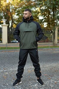 Анорак чоловічий "House" Nike чорний-хакі