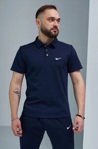 Футболка Polo Nike синій в Києві от компании Elektromax