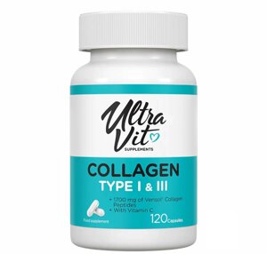 VPLab Collagen Type I & III - 120 caps колаген вітаміни