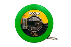 Рулетка Toolex - 10м x 13мм бобіна скловолокно 1 шт.