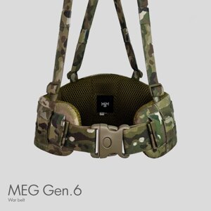 Тактичний пояс бойовий РПС MEG GEN. 6 з карманом під балістичний пакет 90*15 мультикам оригінал в Києві от компании Elektromax