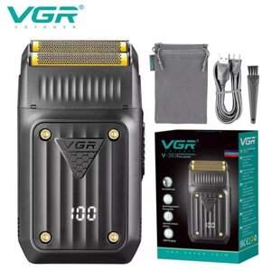 Електробритва VGR V-363, Тример для вусів, Електробритва з насадками для бороди, Тример бездротової в Києві від компанії Elektromax