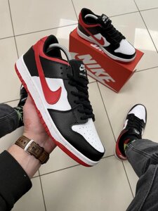 Кросівки Nike SB Dunk low pro (червоний свуш)