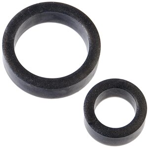 Набір ерекційних кілець Doc Johnson Platinum Premium Silicone — The C-Rings — Charcoal в Києві от компании Elektromax