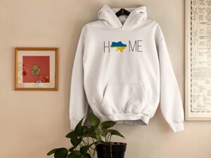 Білий принтований худі HOME 46-6/048 в Києві от компании Elektromax