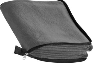 Плед - подушка 2 в 1 RADCLIFF (сірий, 31 x 30 x 7,5 см)
