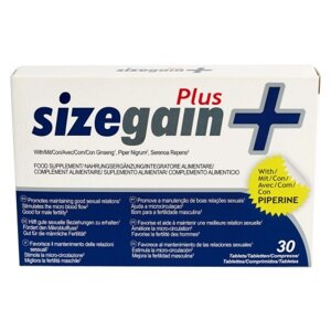Препарат для сексуальної енергії SizeGain Plus, 30 таблетки в Києві от компании Elektromax