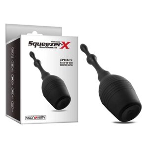 Клізма для анального сексу Squeezer-X Silicone Anal Douche 310ml в Києві от компании Elektromax
