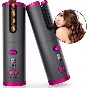 Плойка авто-бігуді для завивки волосся бездротовий Ramindong Hair curler. Колір: сірий в Києві от компании Elektromax