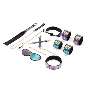 БДСМ-набір Liebe Seele Vivid Rainbow 8 Pieces Set, 8 аксесуарів, екошкіра на оксамитовій основі в Києві от компании Elektromax