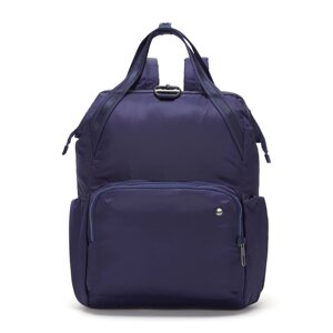 Жіночий рюкзак антизлодій Citysafe CX Backpack, 6 ступенів захисту (темно-синій, 39 х 28 х 16 см)