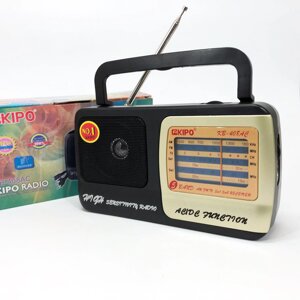 Радіоприймач KIPO KB-408 AC потужний радіо FM c usb живлення від батареї R20 або від мережі в Києві від компанії Elektromax